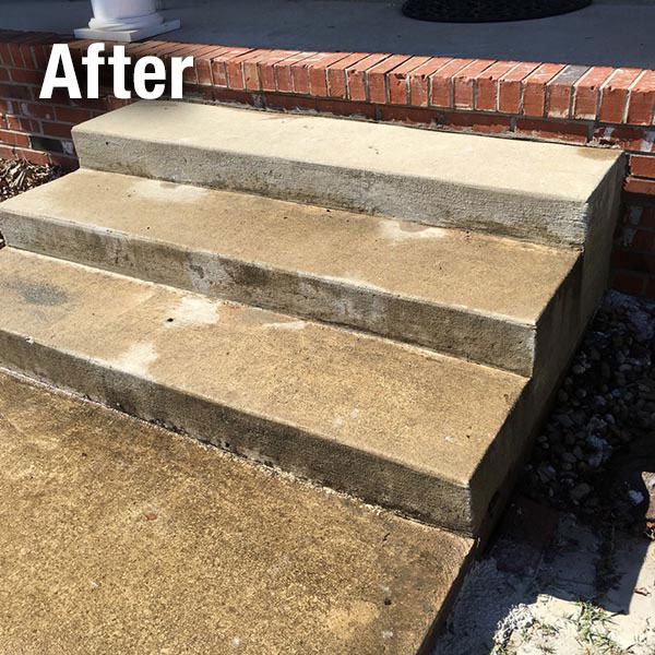 Akron/Canton Concrete Steps Leveling - After